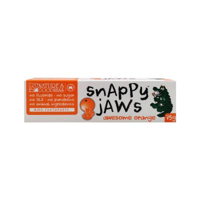 Nature's Goodness Snappy Jaws Toothpaste Awesome Orange 75g